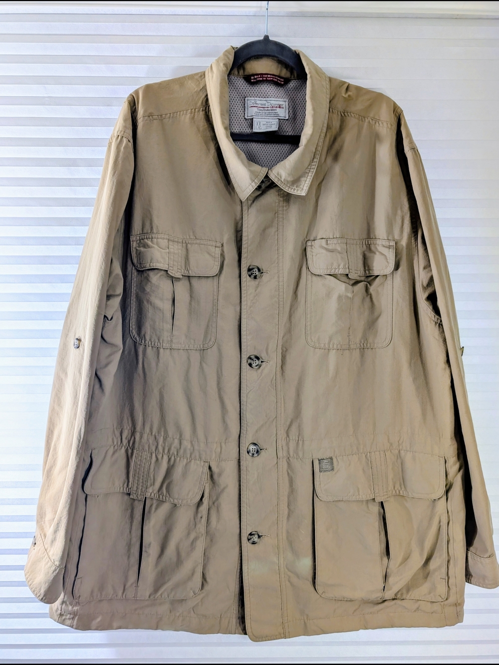 VTG Tilley Endurables Khaki Utility Chore Coat XXL Made In Canada